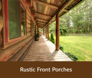 Front porch of cabins